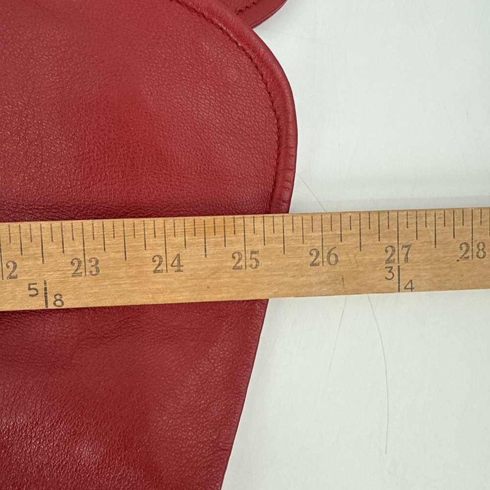 Vintage Wilson's Leather Womens Oxblood Red Blazer Jacket Size Small Classic - Picture 10 of 12